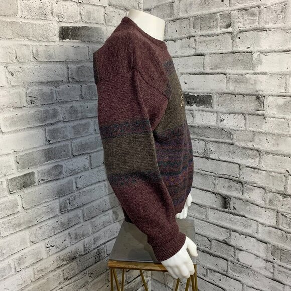 Vintage London Fog Hunting Dogs Sweater Embroidered Grandpa Dad Crewneck - Picture 3 of 11